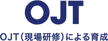 OJT（現場研修）による育成